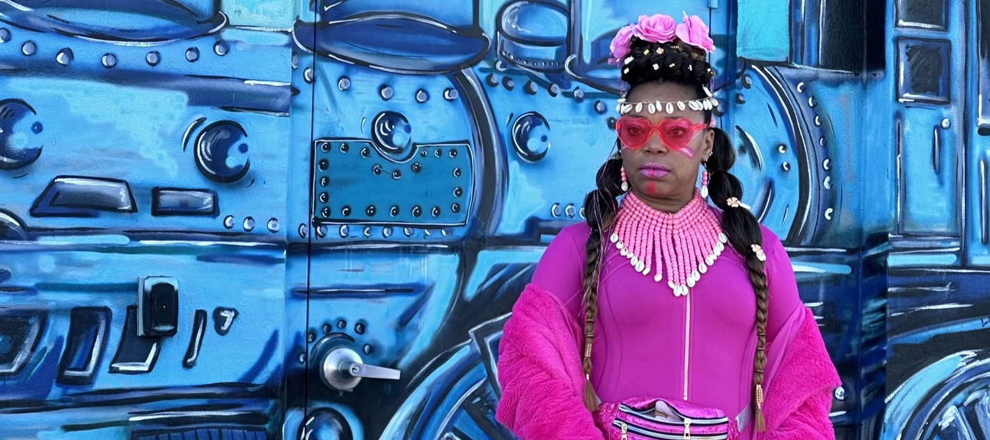 Dr. Tia Smith dressed as Women of Wakanda in Barbie & Beyoncé Themed Mashup